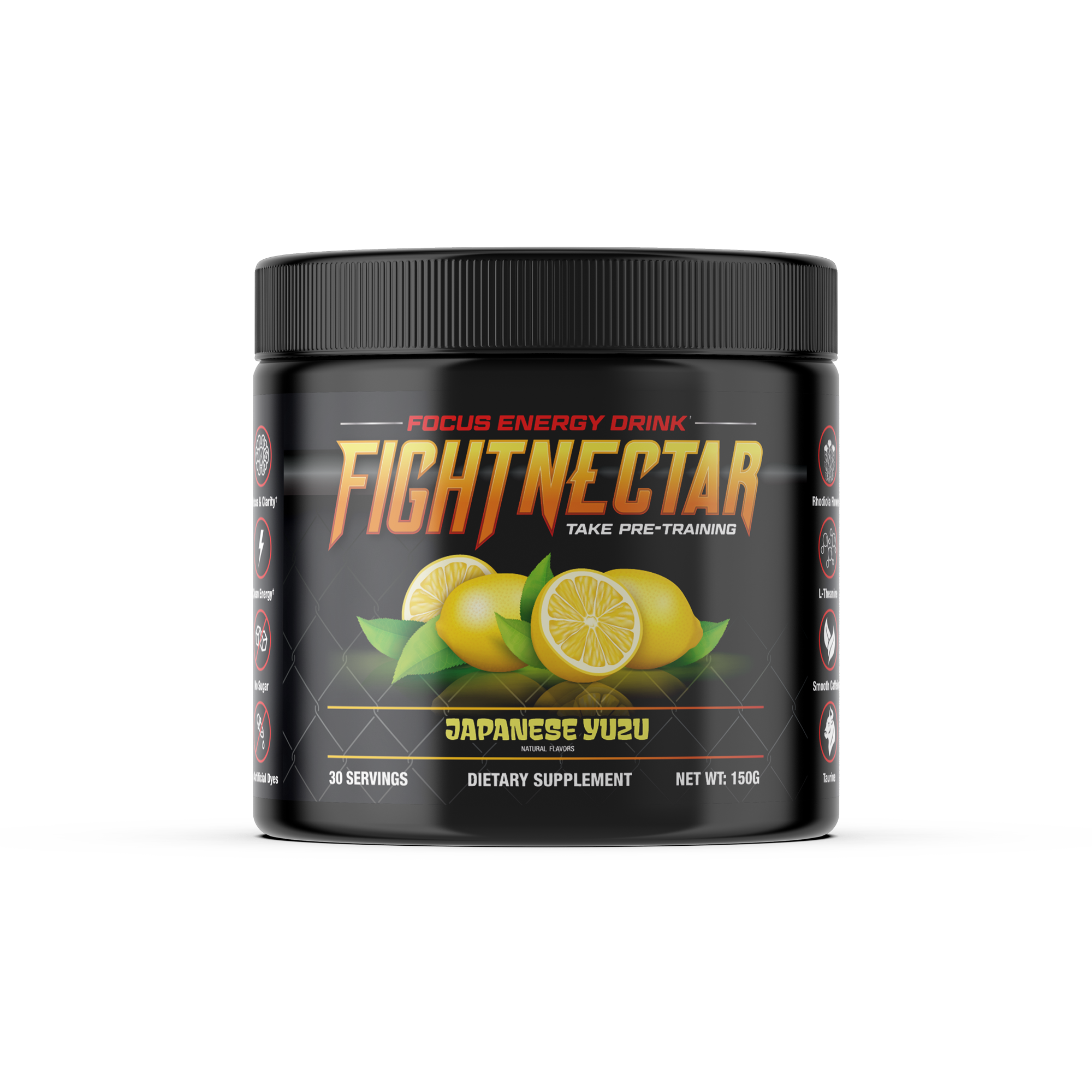 Japanese Yuzu Focus Energy Drink Pre-Training Tub – FightNectar