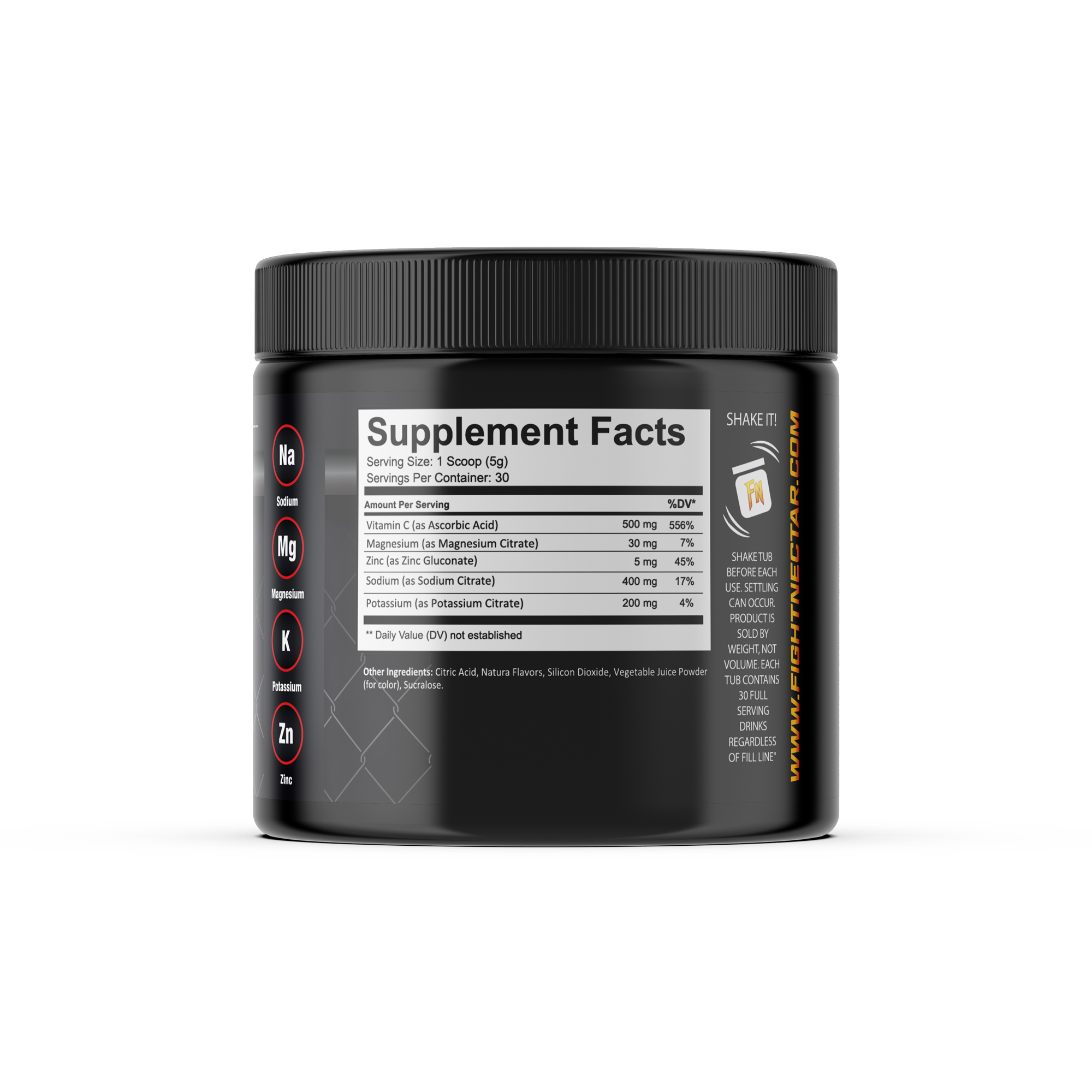 Japanese Yuzu Focus Energy Drink Pre-Training Tub