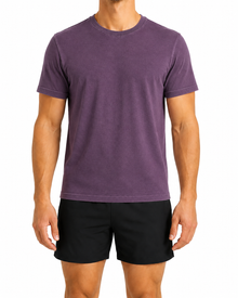 plum tee model mockup